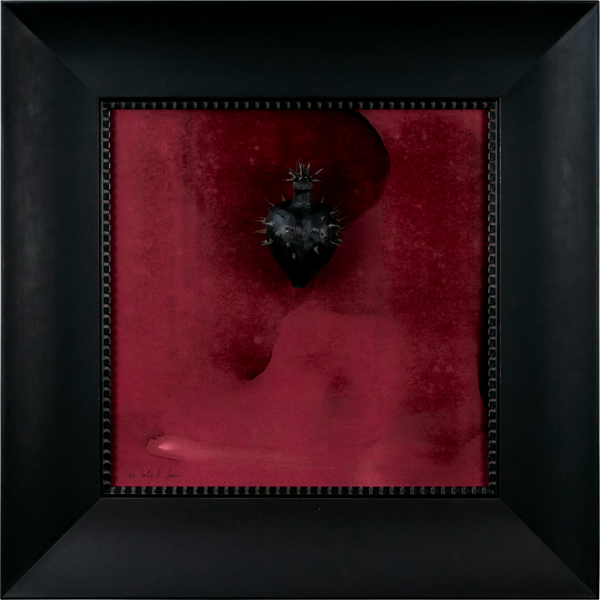 Corni - sculture in resina colorata su quadro fondo nero con cornice a –  LeVociDiDentro