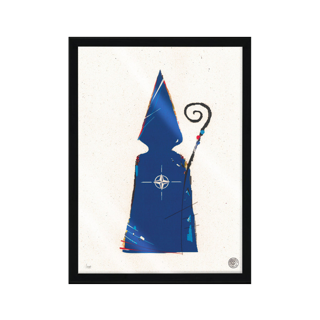 San GenNATO - Special G numbered artwork with Italian handcrafted frame