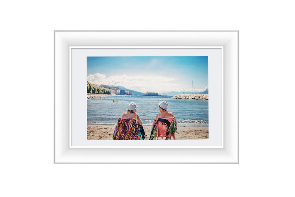 Cofecchie - photographic print on Naples with an Italian handcrafted frame