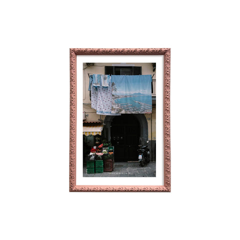 Panni spasi - photographic print of Naples with an Italian handcrafted frame